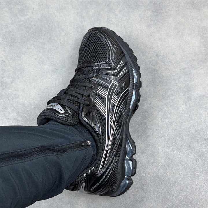 Asics Kayano 14 Black Pure Silver
