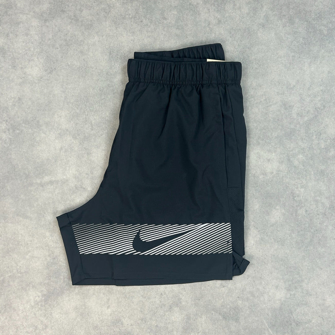 Nike Flash 5" Challenger Shorts Black