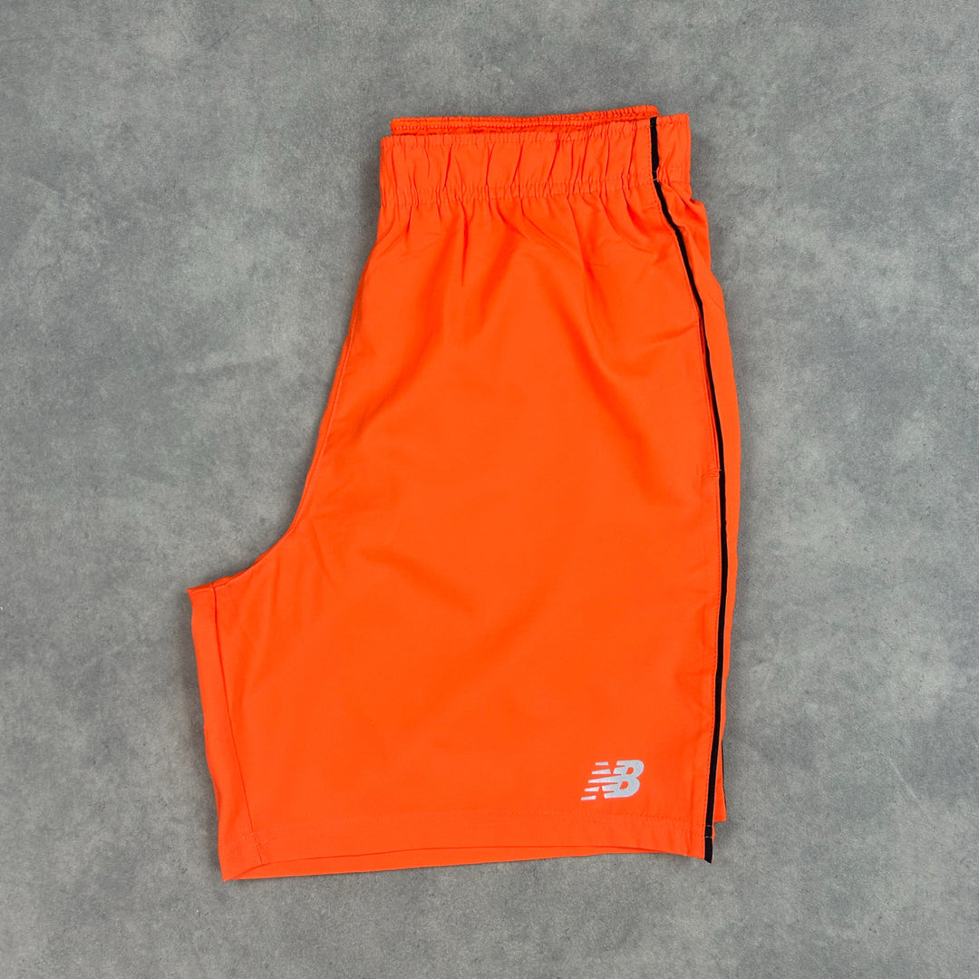 New Balance Core Run 7" Shorts Orange