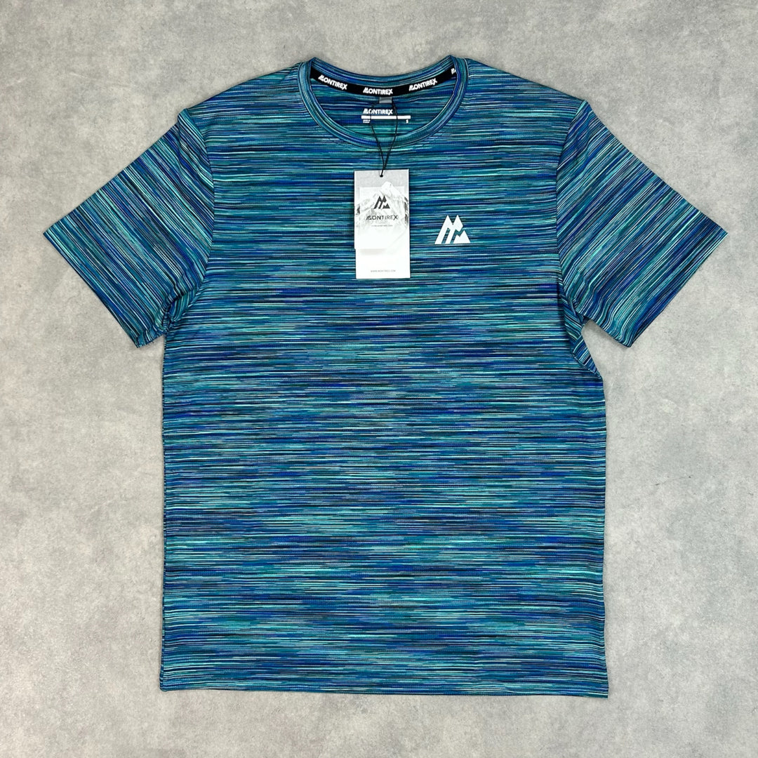 Montirex Trail T-Shirt Navy Turquoise