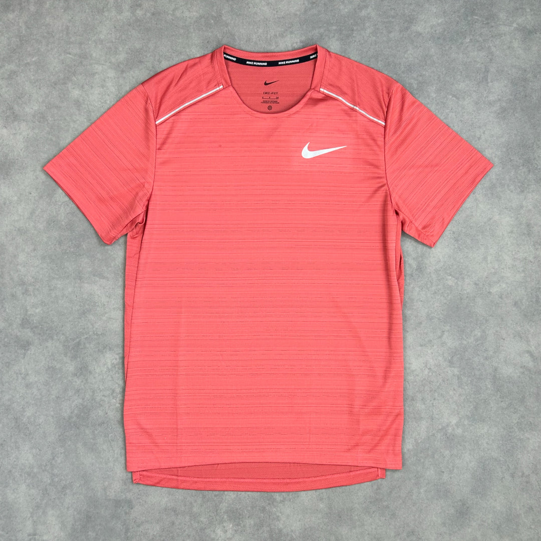 Nike Miler 1.0 T-Shirt Adobe Red