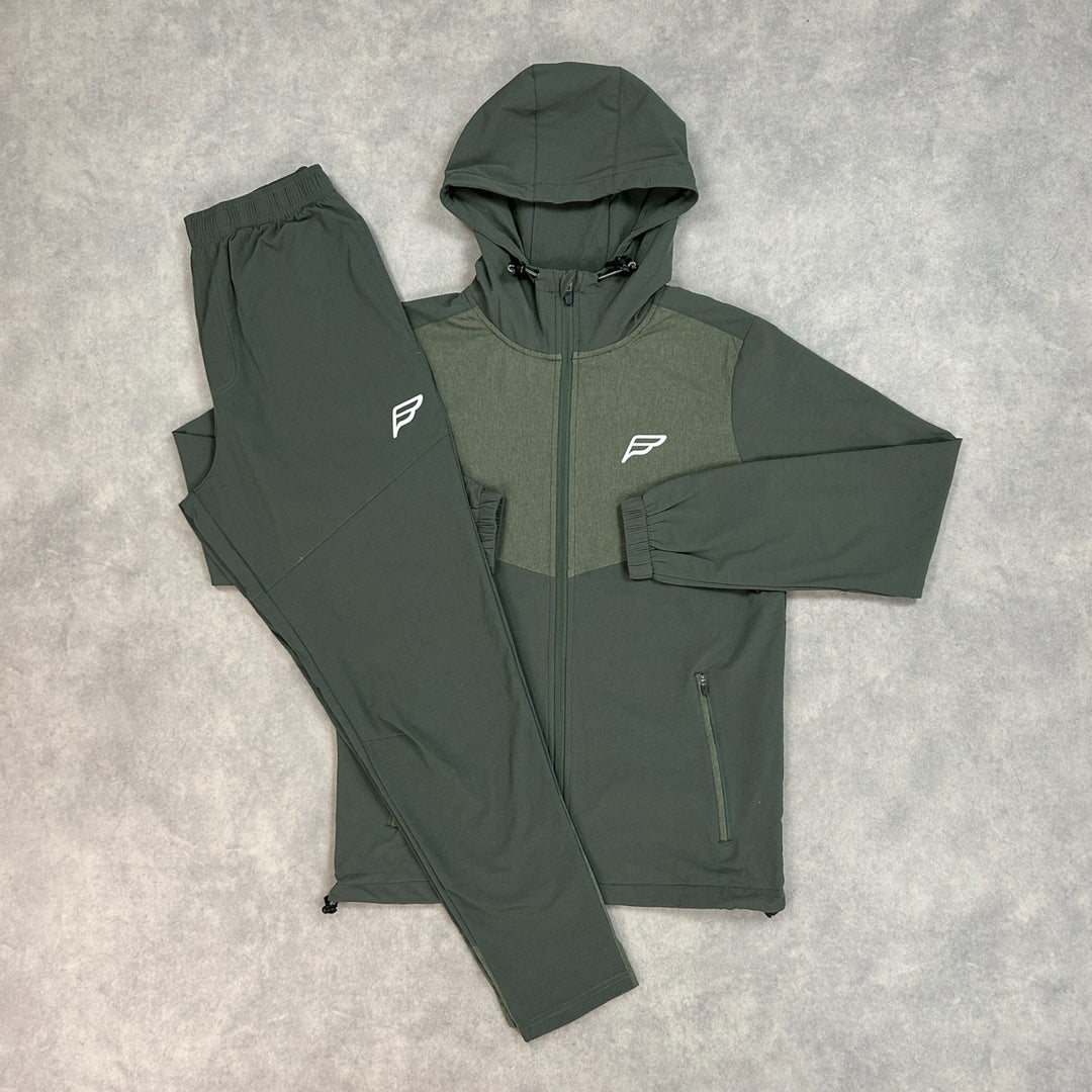 Frequency Elevate Tracksuit Khaki