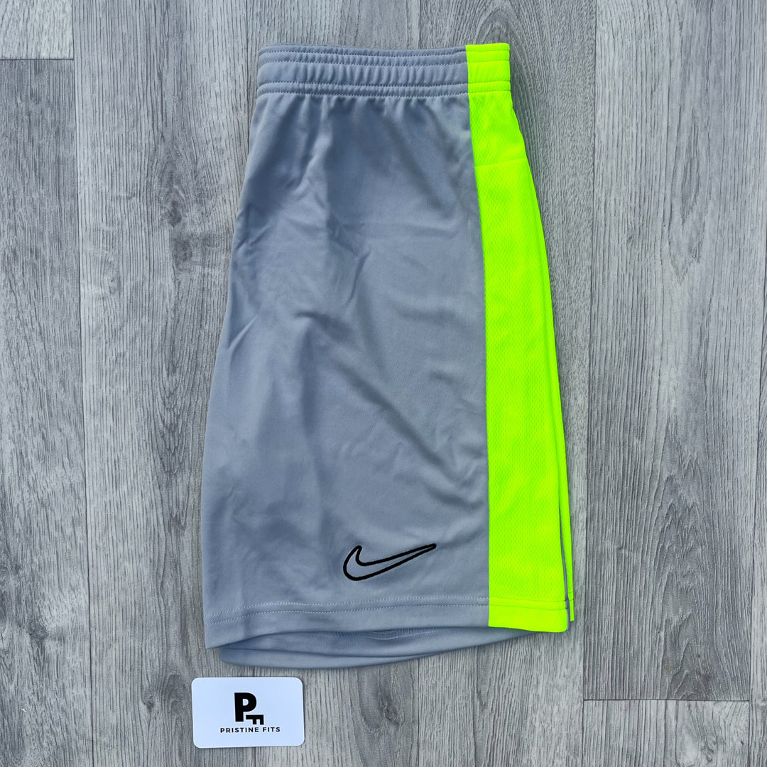 Nike Dri-FIT Academy Shorts Silver Volt
