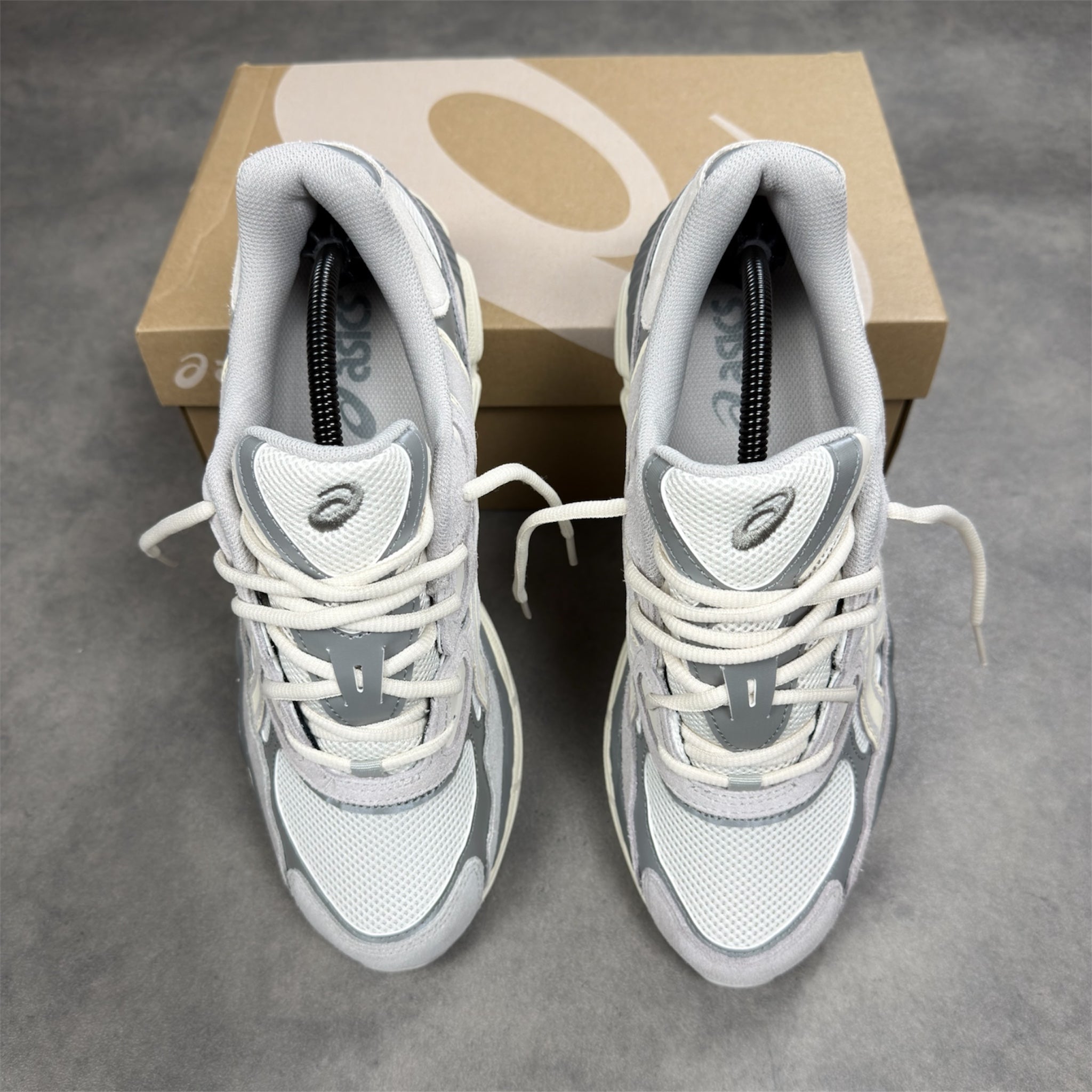 Asics Gel NYC Cream Oyster Grey – Pristine Fits