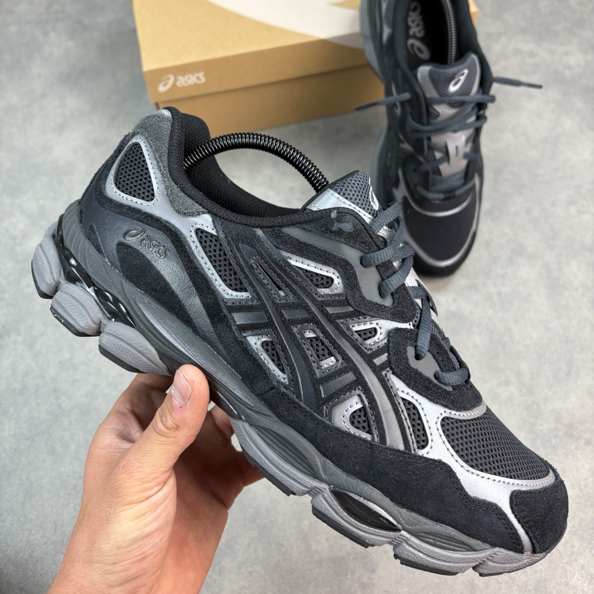 Asics Gel NYC Graphite Grey Black – Pristine Fits