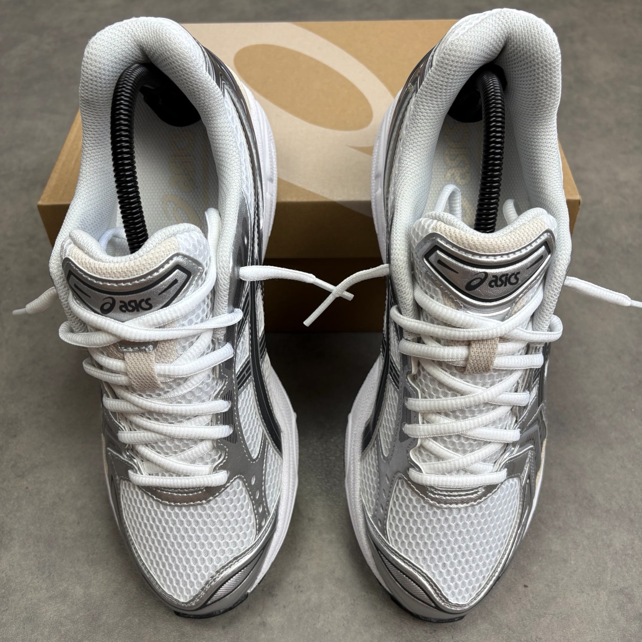 Asics Gel Kayano 14 White Graphite Grey – Pristine Fits