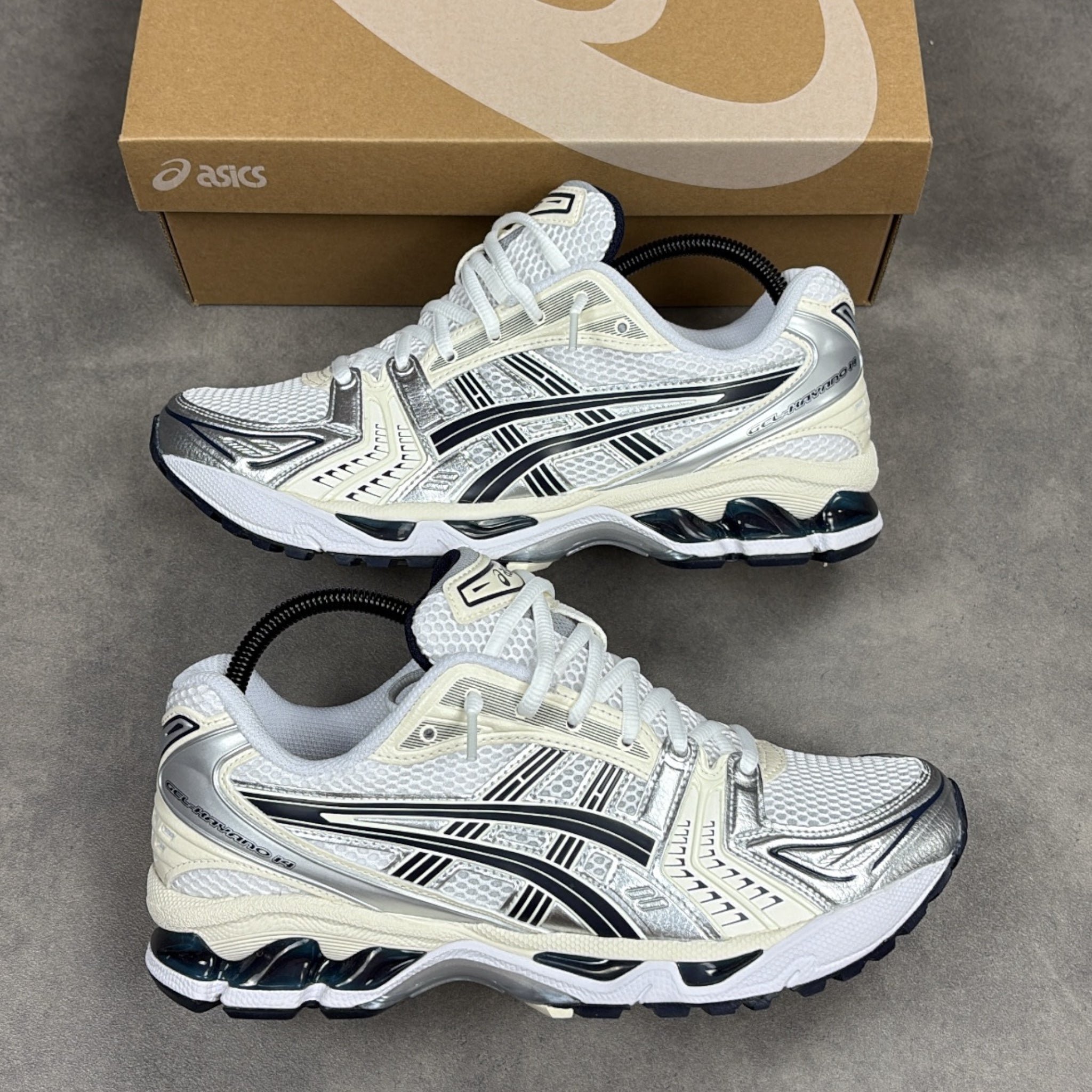 Asics Gel Kayano 14 White Midnight (W) – Pristine Fits