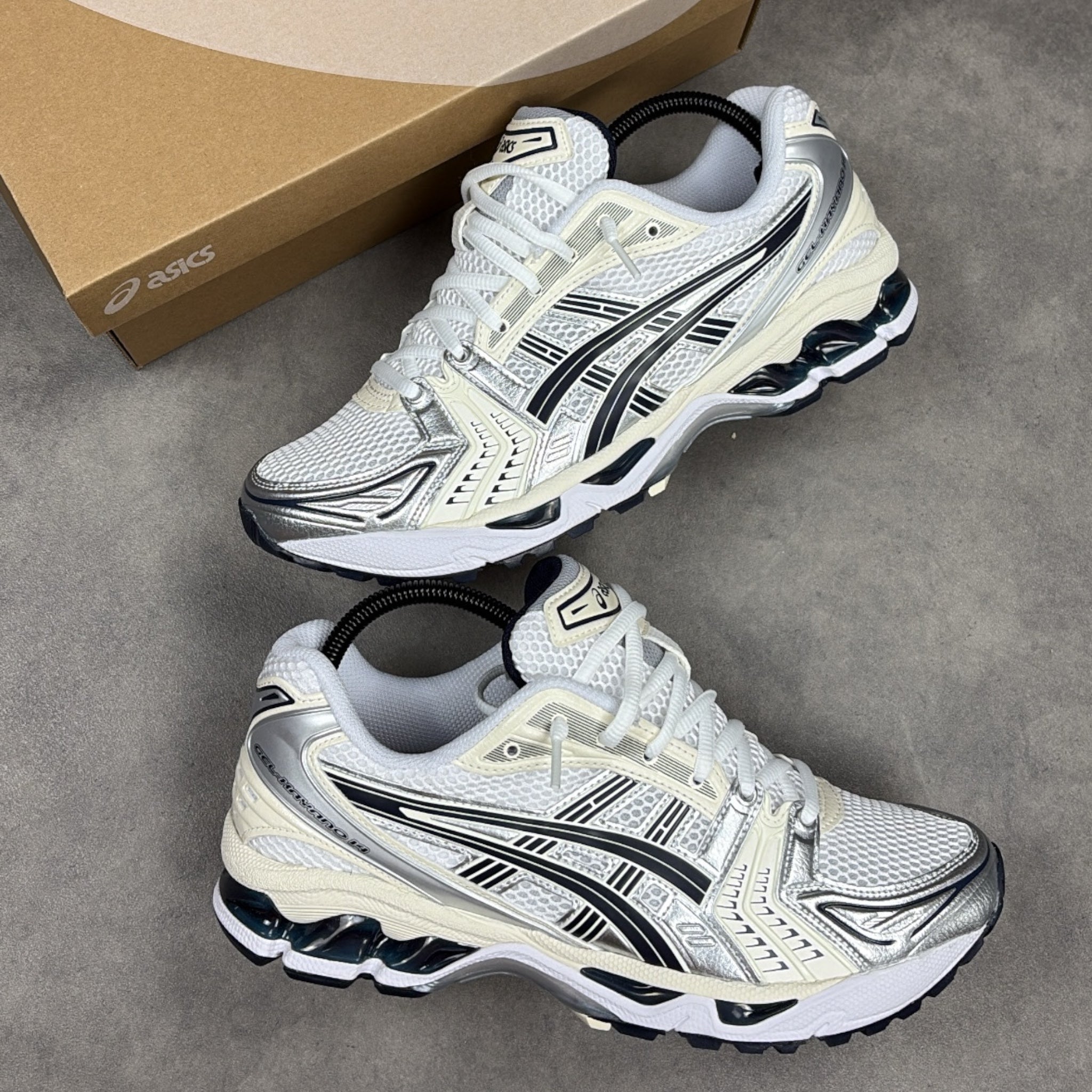Asics Gel Kayano 14 White Midnight (W) – Pristine Fits