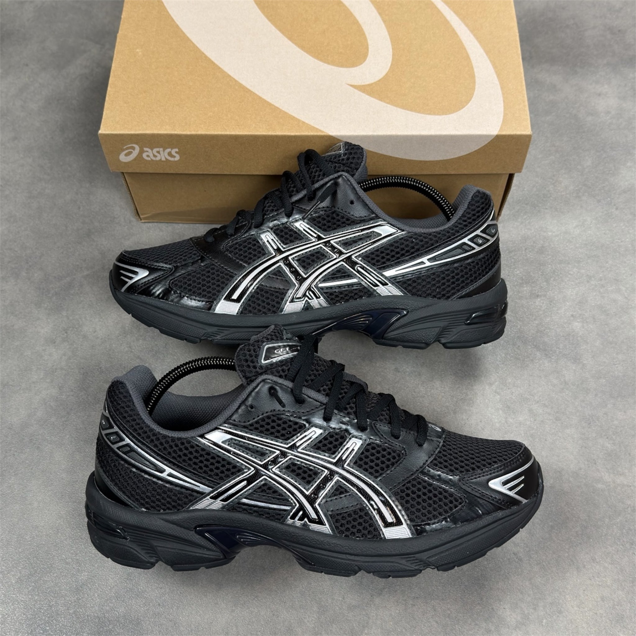 Asics Gel 1130 Black Pure Silver – Pristine Fits