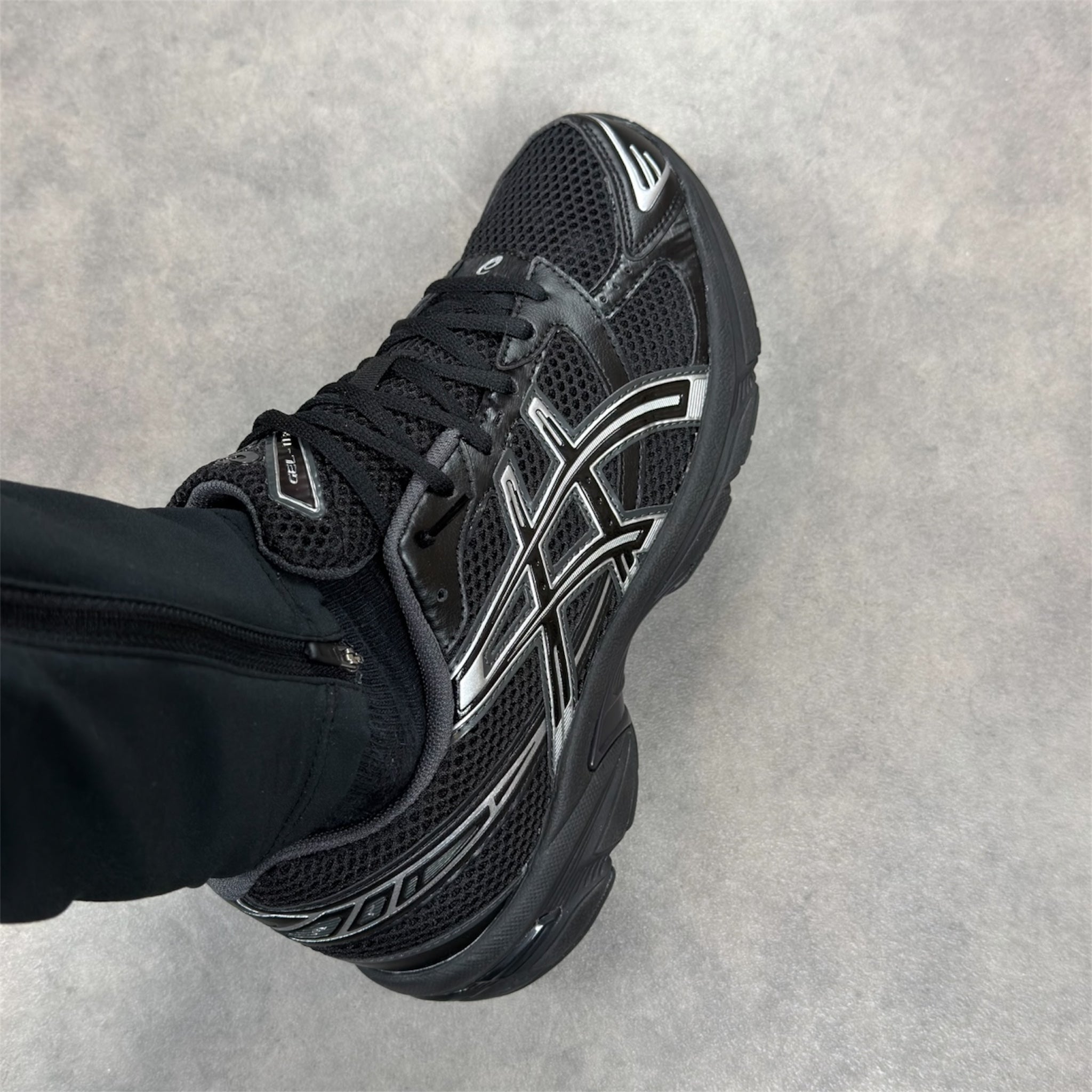 Asics Gel 1130 Black Pure Silver – Pristine Fits