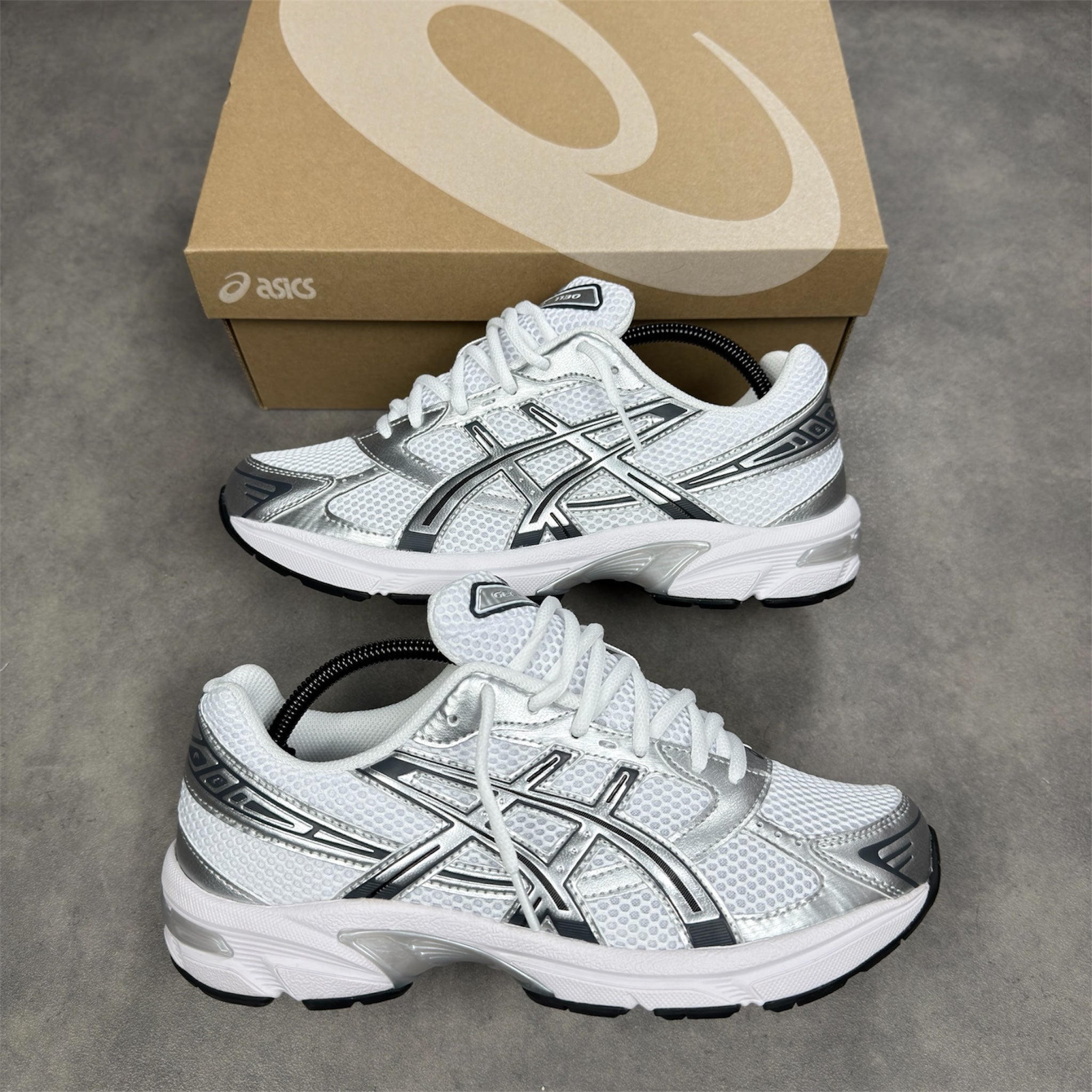Asics Gel 1130 White Pure Silver – Pristine Fits