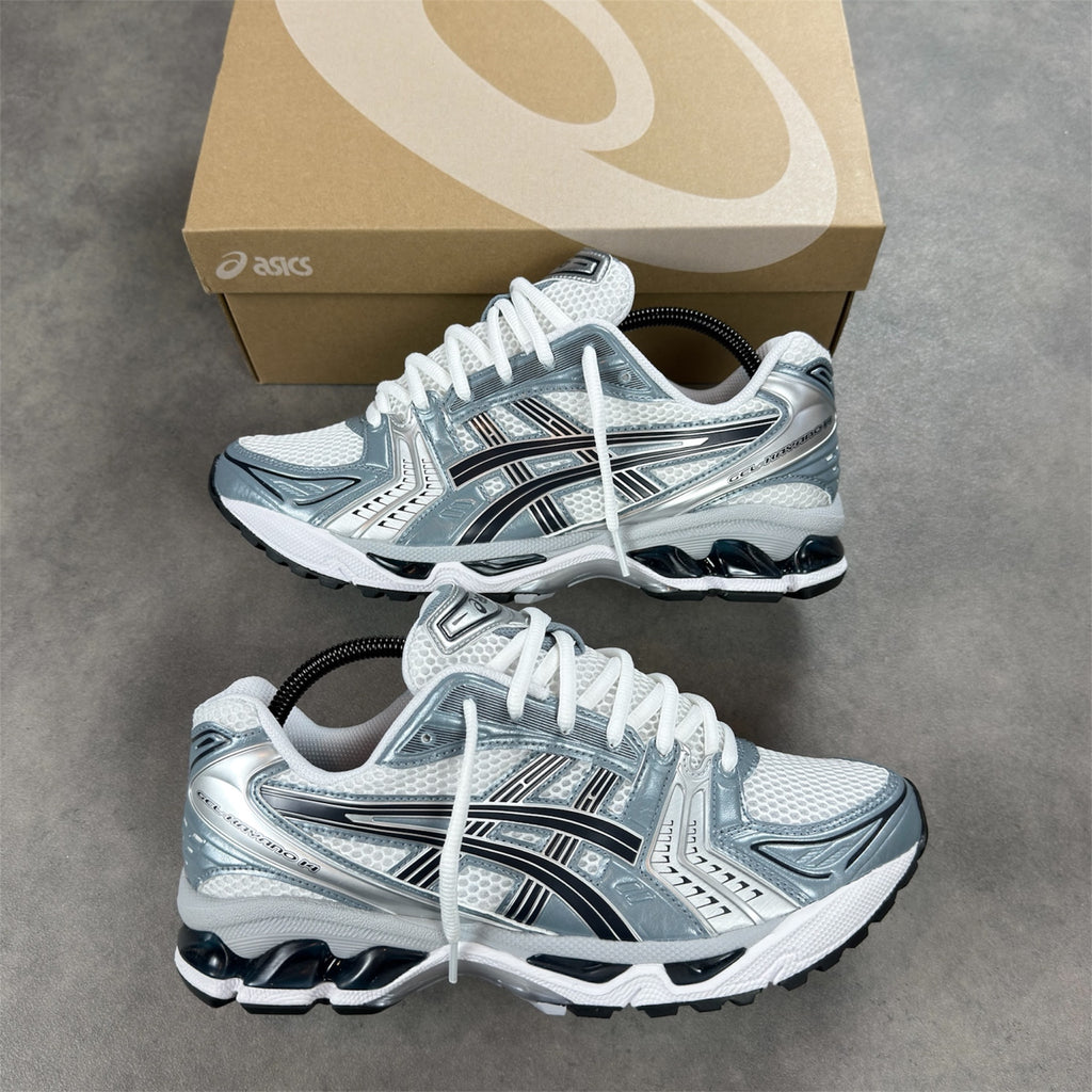 Asics Gel Kayano 14 White Fjord Grey – Pristine Fits