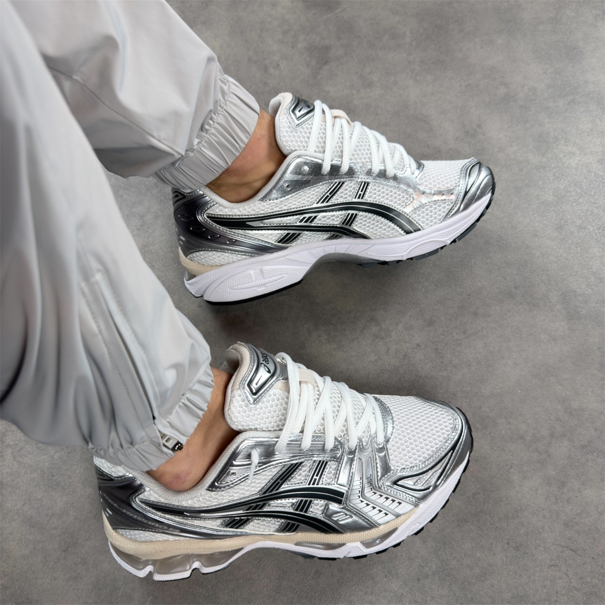 Asics Gel Kayano 14 White Graphite Grey – Pristine Fits
