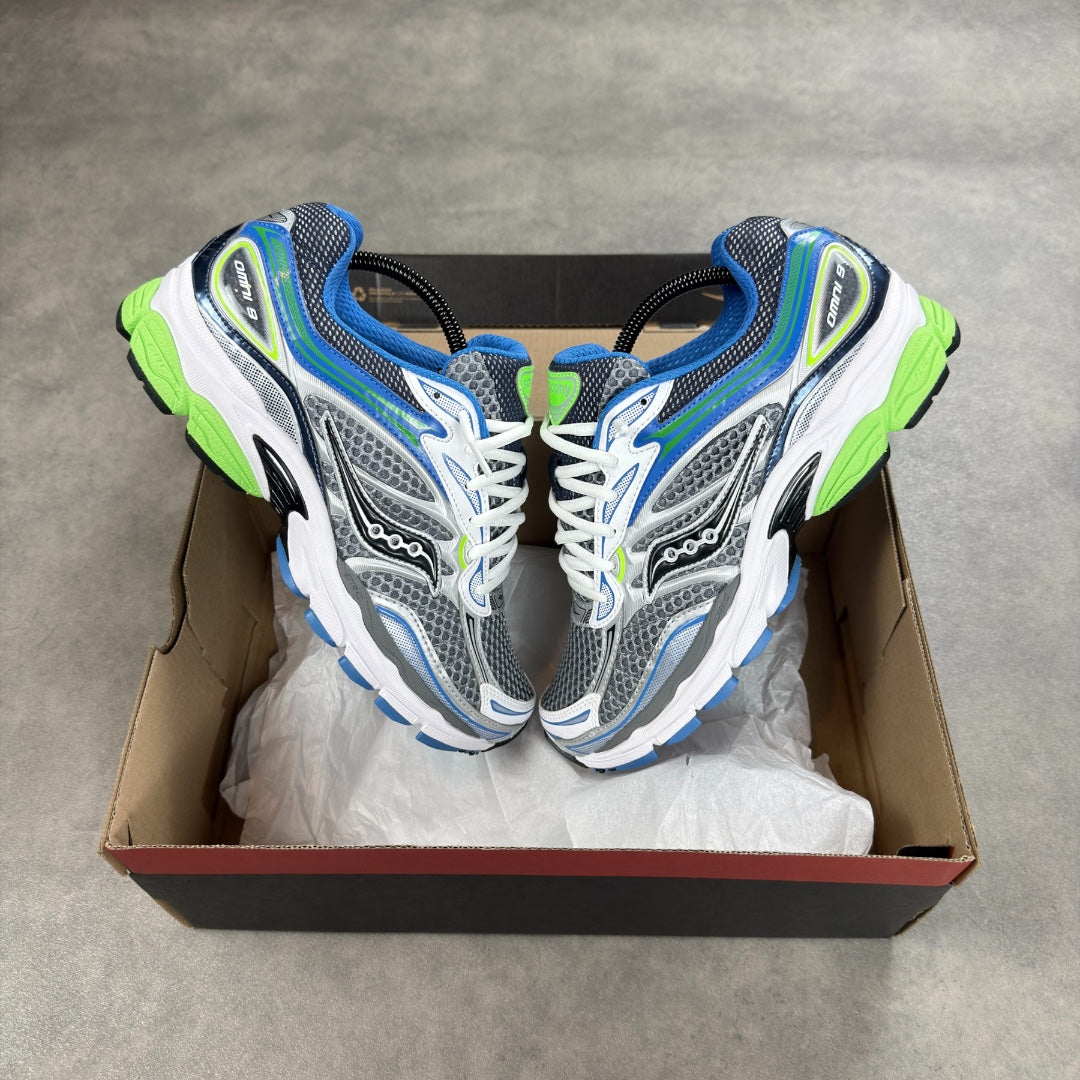 Saucony ProGrid Omni 9 Grey Slime Blue