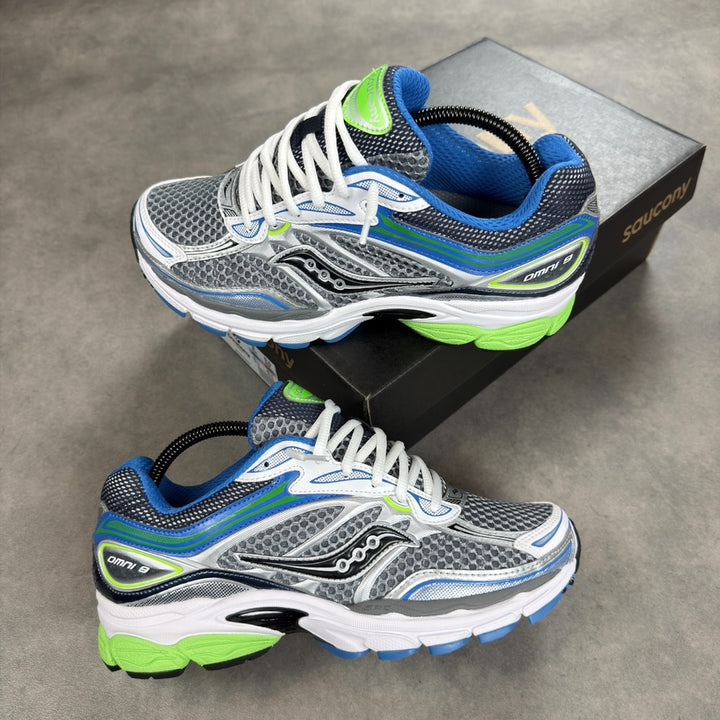 Saucony ProGrid Omni 9 Grey Slime Blue