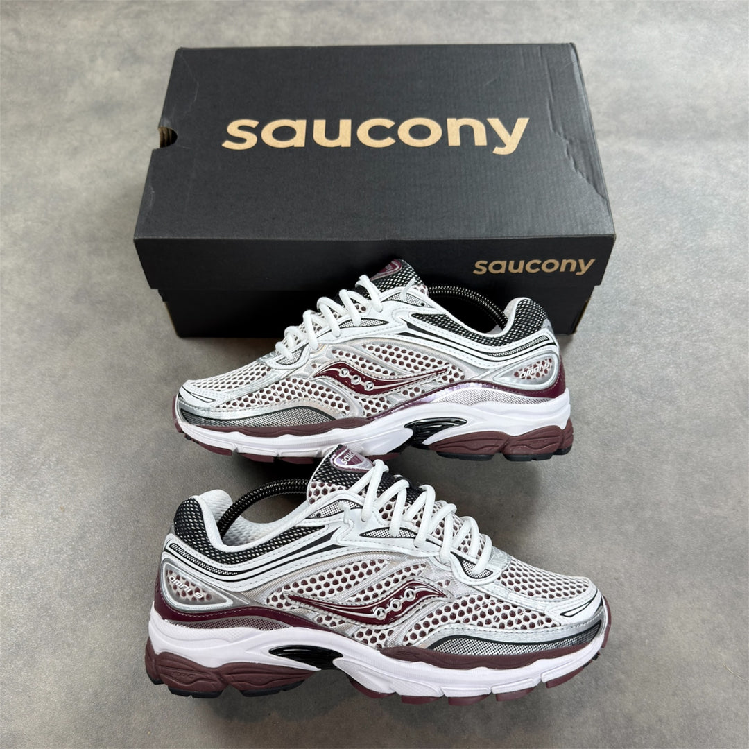 Saucony ProGrid Omni 9 White Maroon