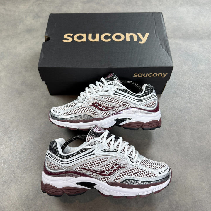 Saucony ProGrid Omni 9 White Maroon