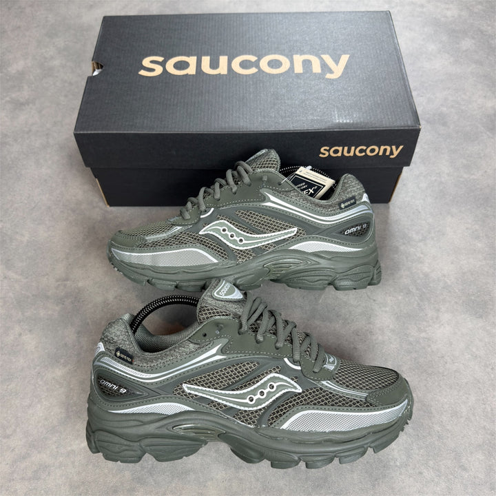 Saucony ProGrid Omni 9 GTX Fatigue Silver