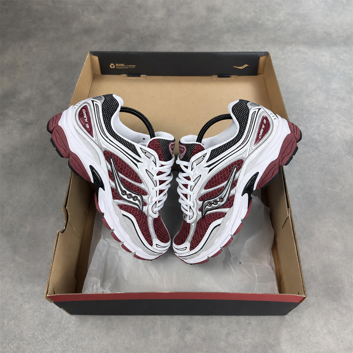 Saucony ProGrid Omni 9 Maroon White